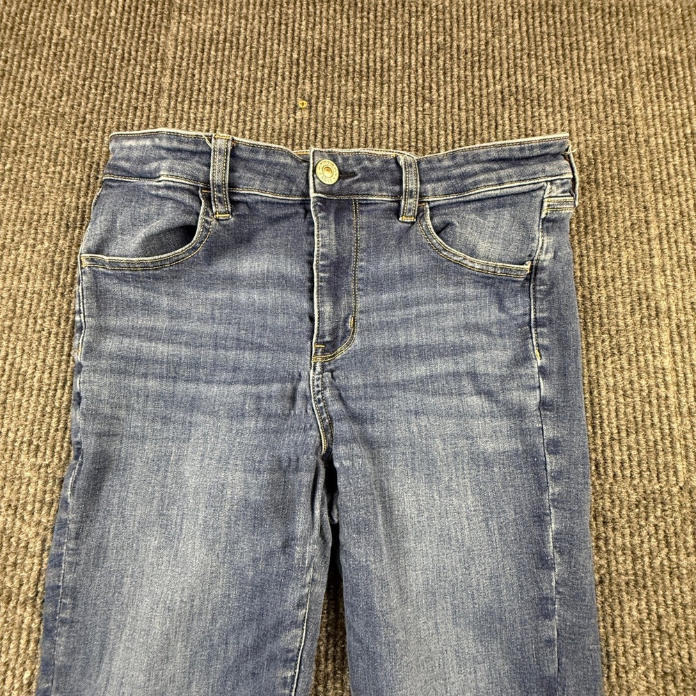 American Eagle Next Level Stretch Skinny Jeans Womens 12R Medium Wash Blue - Picture 15 of 16